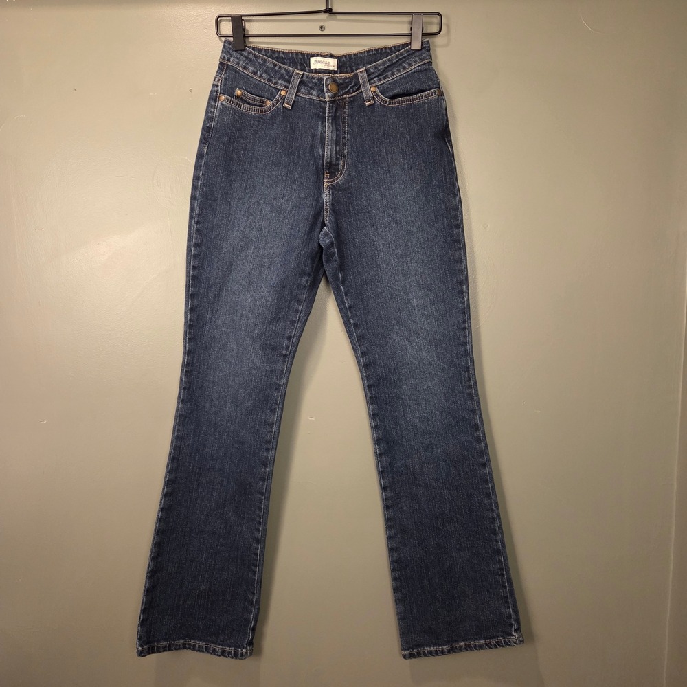 St. John's Bay Bootcut Jeans‎ StretchBoot, Women's Size 4, Dark Wash Denim